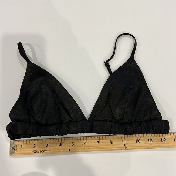 Women's Satin Lingerie Bralette in Blacks size medium - Picture 4 of 4